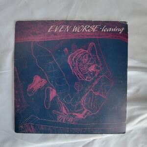 even worse 7" leaving   1988 punk hardcore ny thurston moore